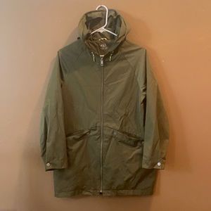 Zara Kids Long Green Jacket size 13/14